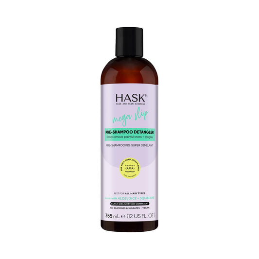 HASK bottle front view showing label and 12 fl oz size benefit easy identification