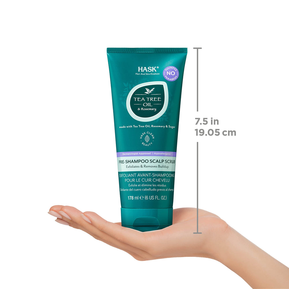 HASK two-pack stacked display emphasizing value pack and ready supply for weekly use