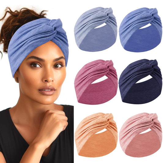 HAUHC front packaging showing six headbands and gift-ready box, practical set