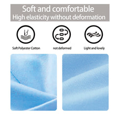 HAUHC headband in use during yoga keeping hair back and sweat-free