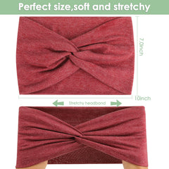 HAUHC size comparison on hand showing 7-inch width and stretchability benefit