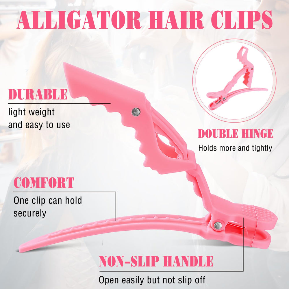 Havawish clip securing hair during styling to show ease of use and control