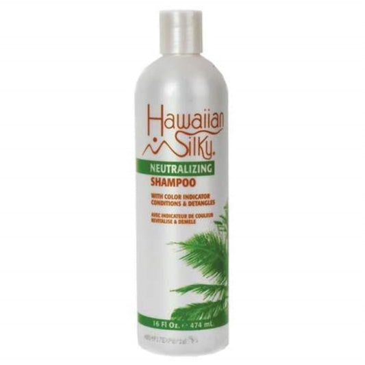 Hawaiian Silky front bottle showing label and 8 fl oz size for easy identification