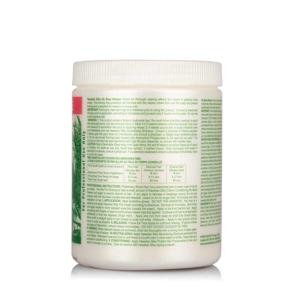 Hawaiian Silky texture close-up with olive oil blends for smoother hair