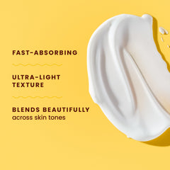Hawaiian Tropic applied on arm demonstrating easy absorption and blendability benefit