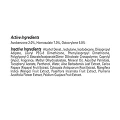 Hawaiian Tropic applied at the beach during activity for sweat-resistant protection