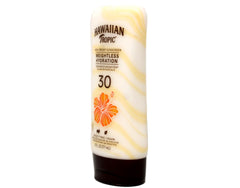 Hawaiian Tropic silk ribbons closeup highlighting silk protein for lasting hydration