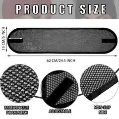 Haysandy wrapped beside ruler for size comparison and stretchable fit clarity