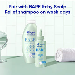 Head & Shoulders empty bottle illustrating recyclable packaging and minimal waste