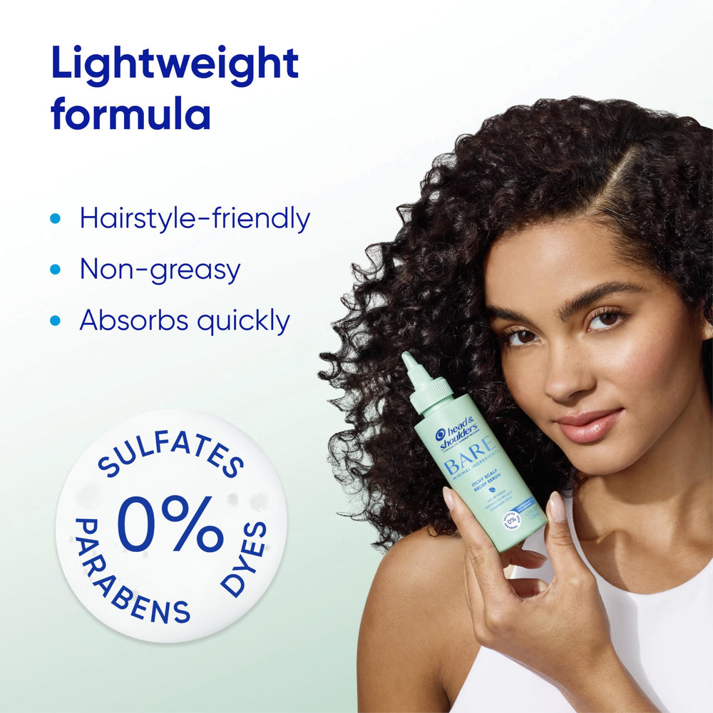 Head & Shoulders product label close-up highlighting ingredient list and ZPT benefit