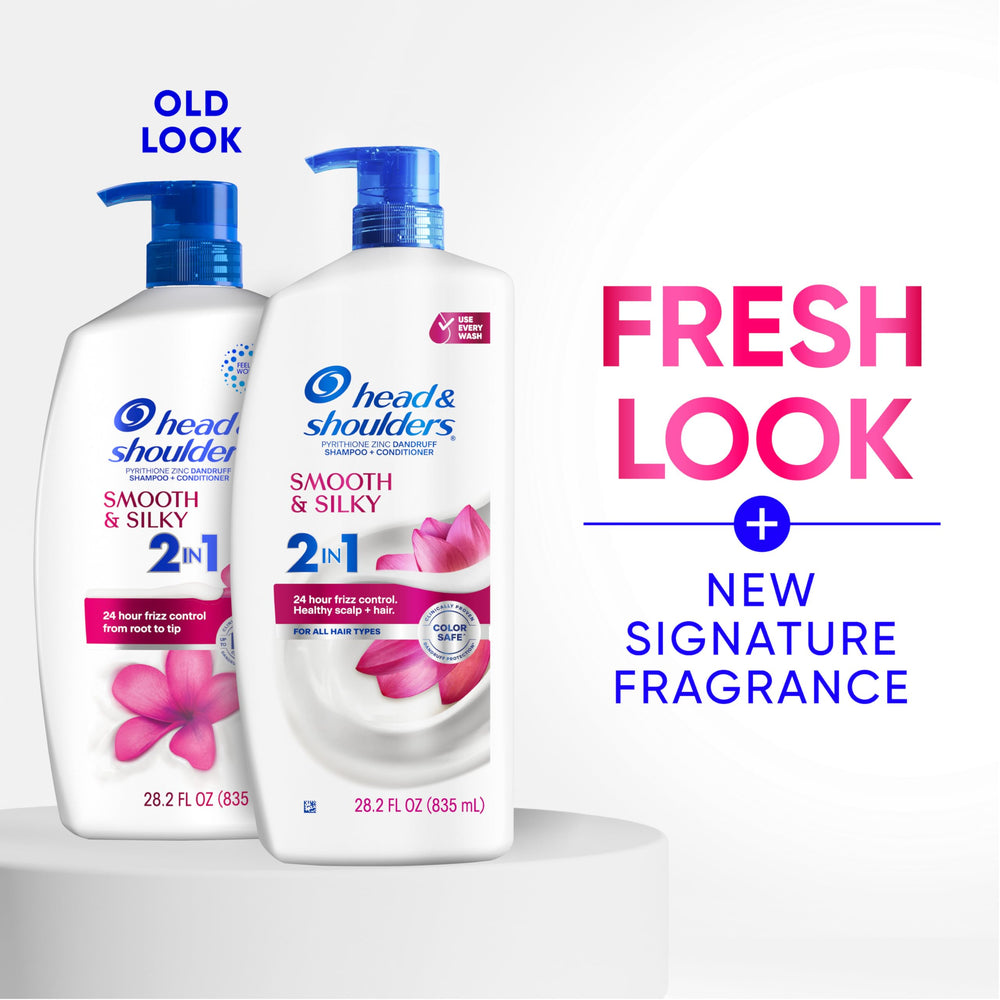 Head & Shoulders back label with ingredients and usage directions