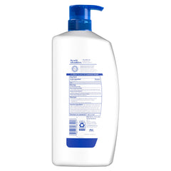 Before and after on color-treated hair with Head & Shoulders showing color-safe care