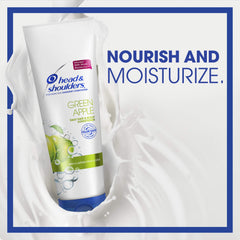 Conditioner being applied in shower showing Head & Shoulders helping scalp care