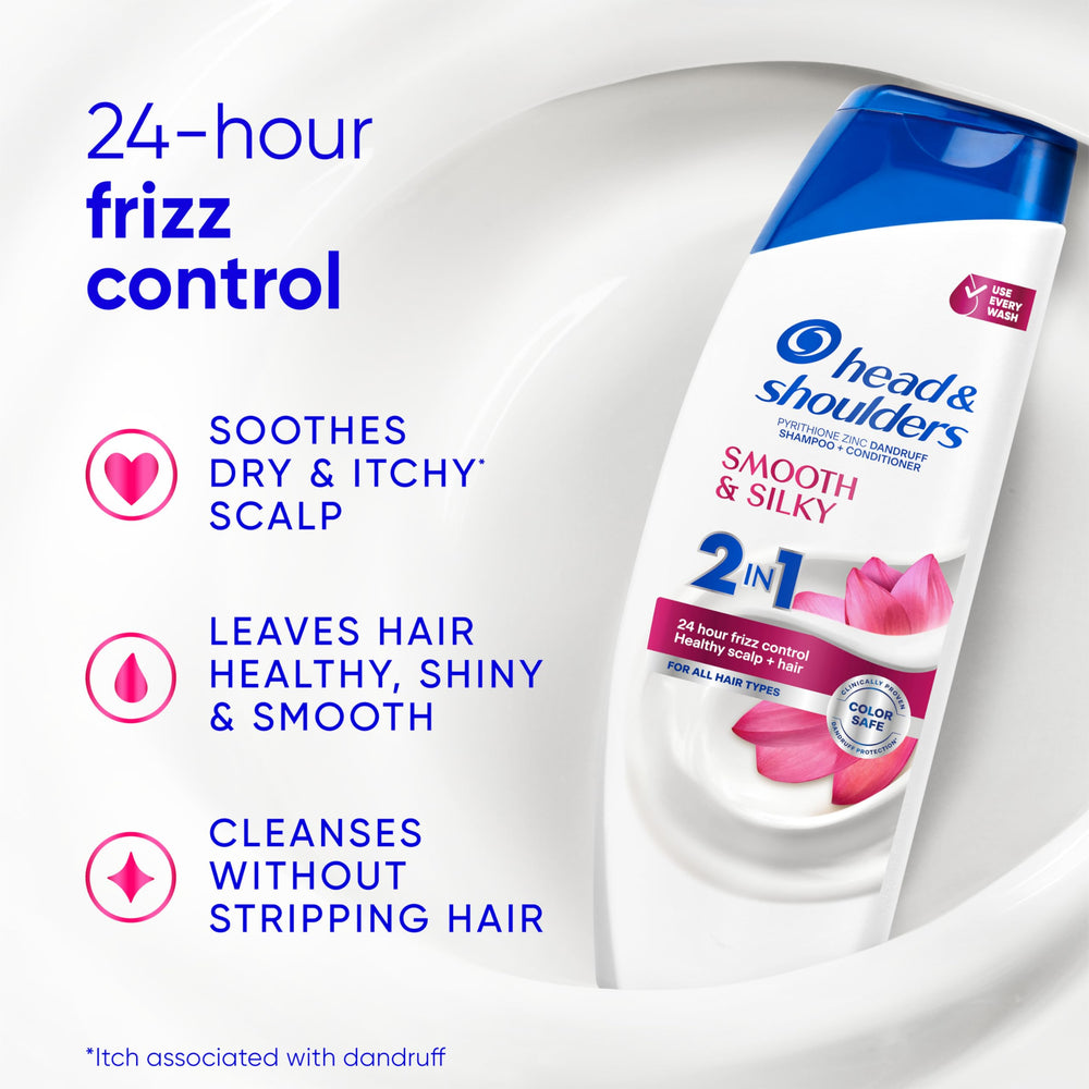 Head & Shoulders creamy lather texture illustrating cleansing power