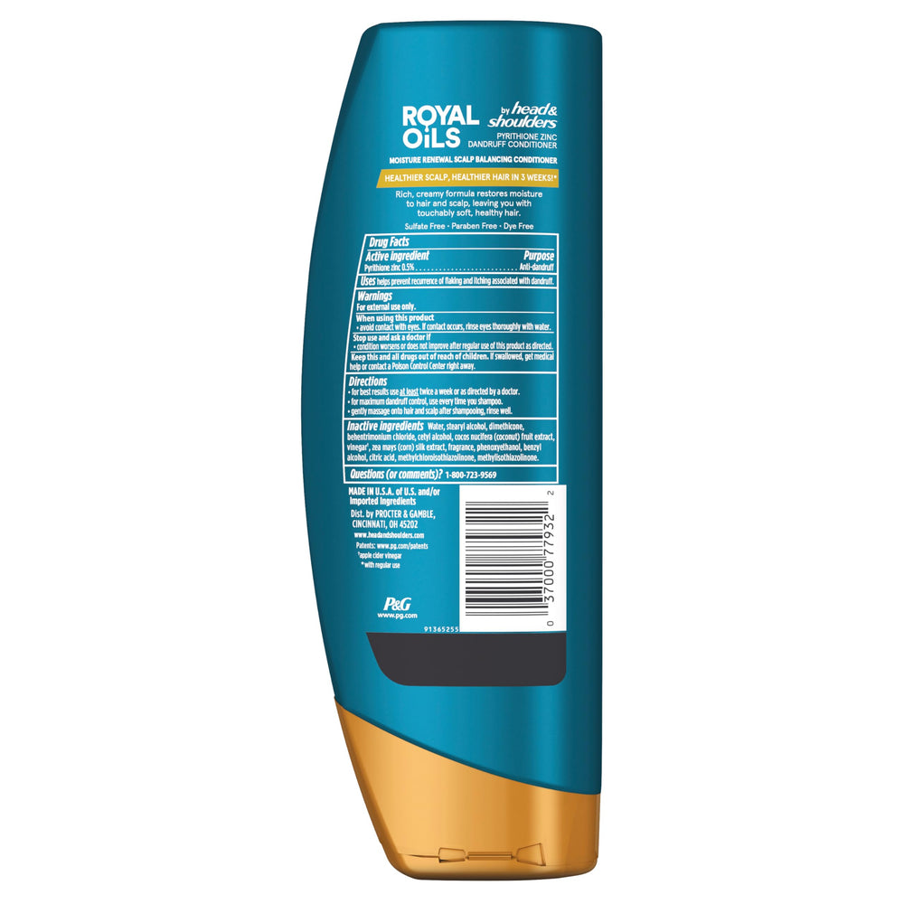 Bottle on bathroom shelf styled to show Head & Shoulders moisturizing routine