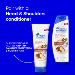 Shampoo and Shea Butter Conditioner together to lock in moisture