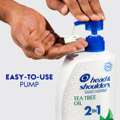 Head & Shoulders bottle in a shower setting conveying refreshing cooling experience