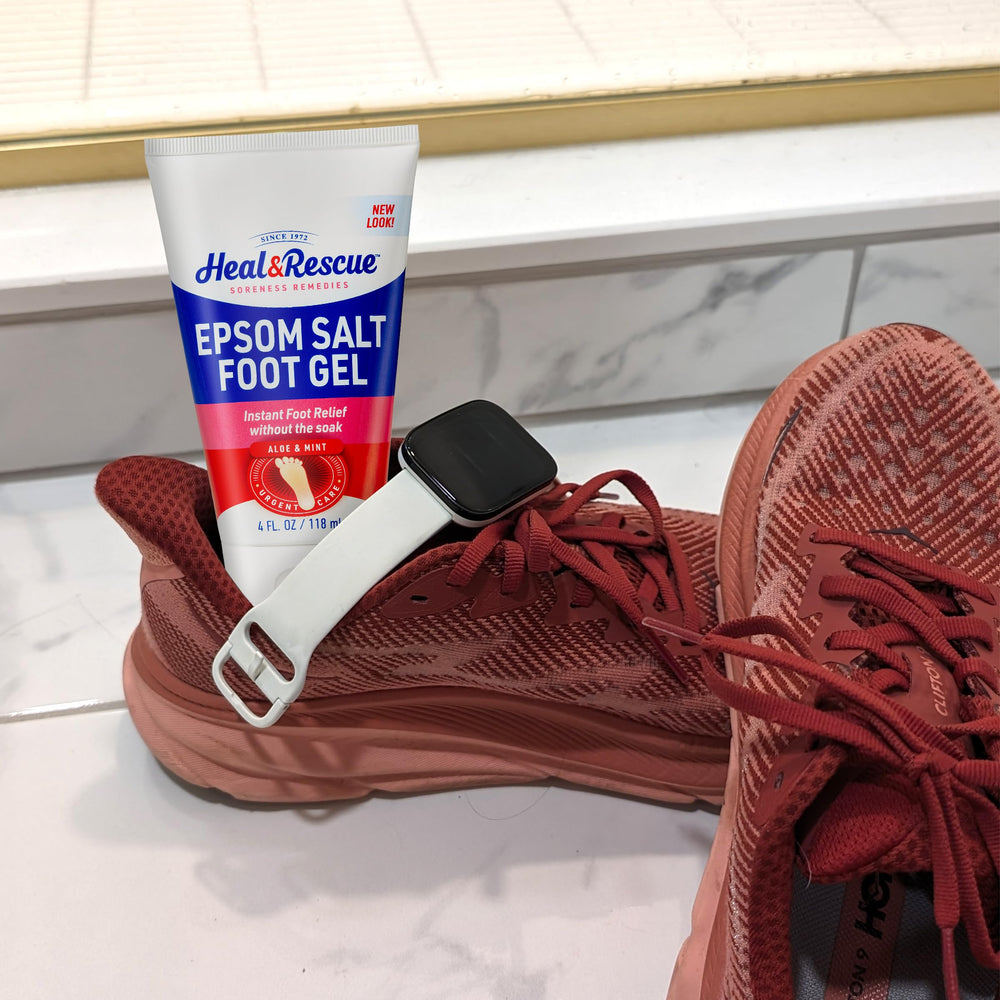 Heal&Rescue lifestyle scene after shift showing renewed feet comfort