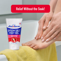 Heal&Rescue close-up gel texture highlighting quick absorption benefit