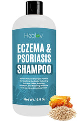 Healov bottle front view showing label and 16.9 oz size for clarity