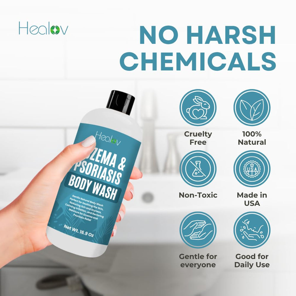 Healov ingredients bowl with colloidal oatmeal and honey for skin comfort