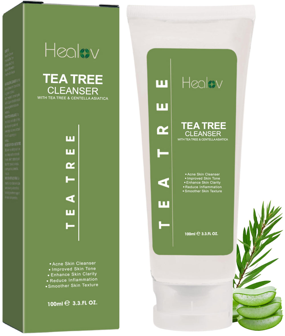 Healov front bottle showing label and benefit of clearer skin