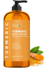 Healov front bottle showing label and brightening benefits