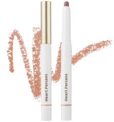 Heart Percent front packaging showing Salmon Beige shade and benefit of natural nude base