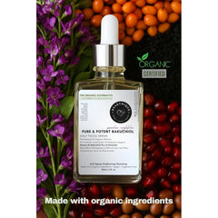 Hearthical on a nightstand to imply calming evening skin nourishment