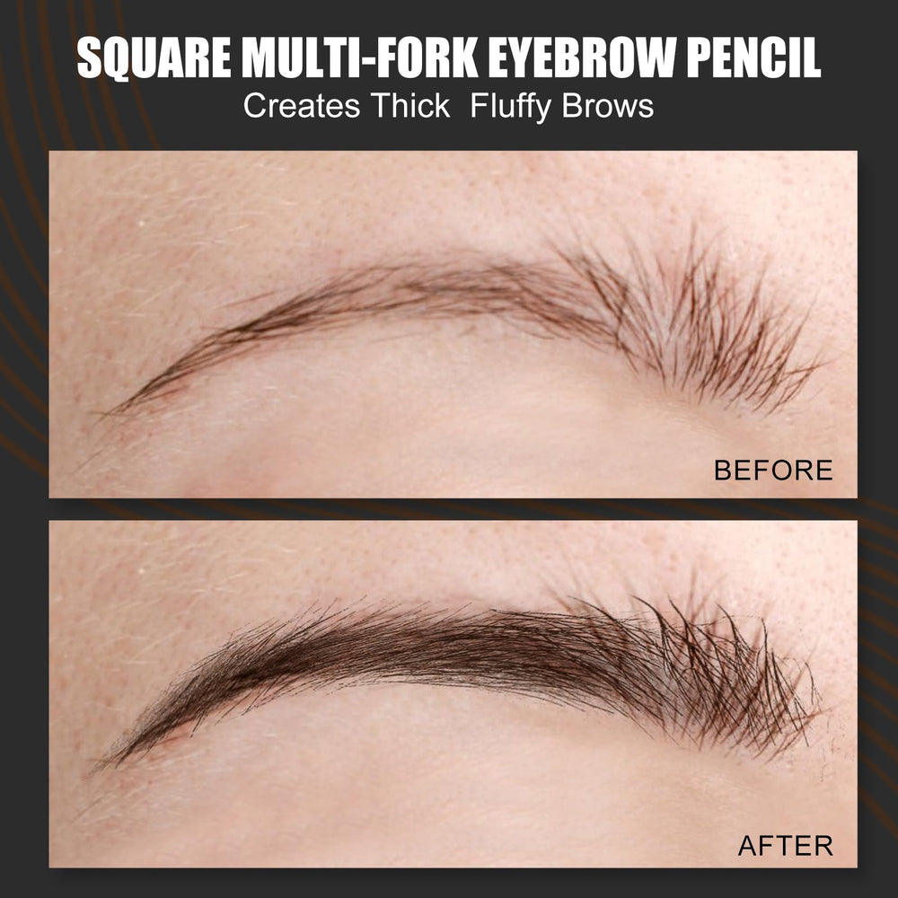 HECI BEAUTY before and after brows demonstrating natural transformation