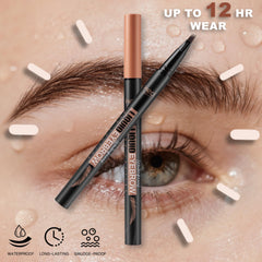 HECI BEAUTY liquid texture drop demonstrating smooth blendable finish