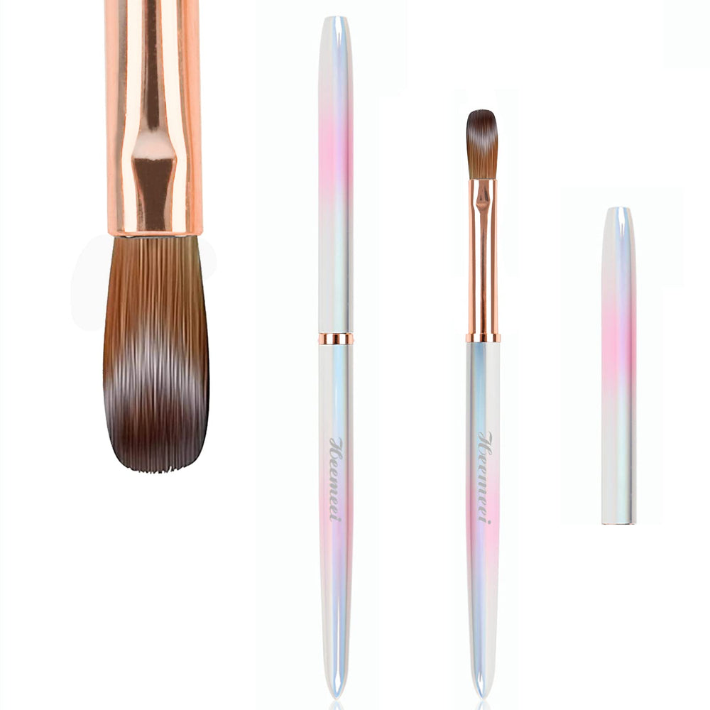 heemeei brush front view showing size 12 and professional finish for precise strokes