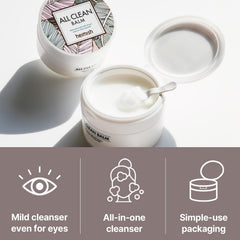 HEIMISH All Clean Balm Mandarin jar close-up showing citrus aroma benefit