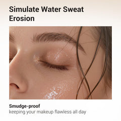 HEIMISH swiped on lashes showing lengthened natural look benefit