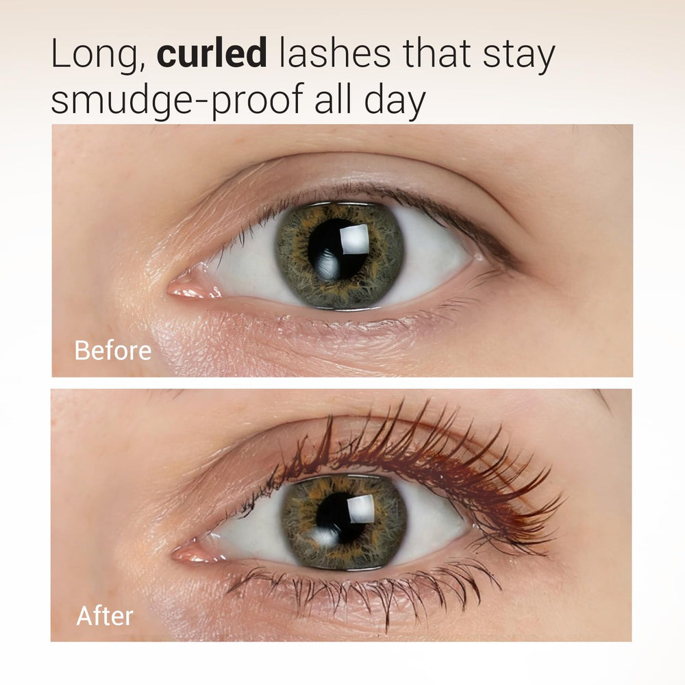 HEIMISH mascara texture swiped to show tubing film and smooth buildable finish
