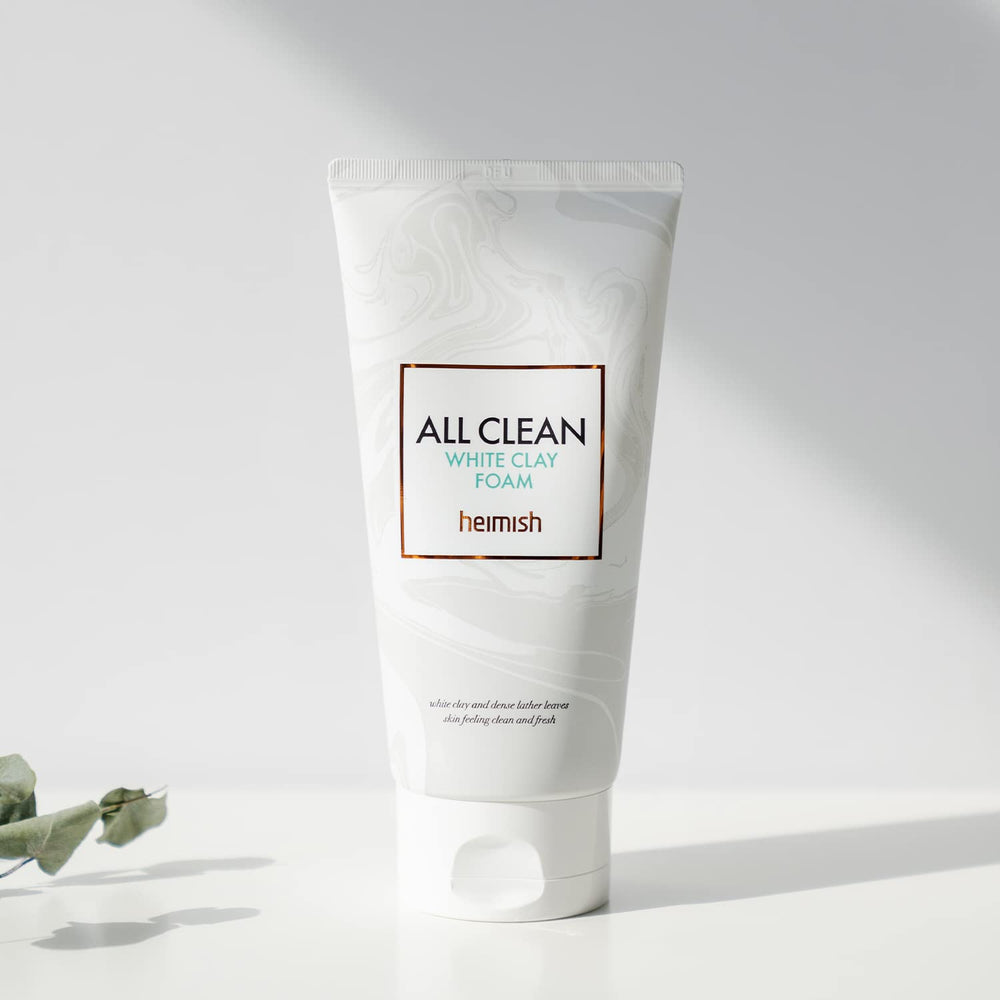 HEIMISH lifestyle shelf with cleanser for daily skincare routine