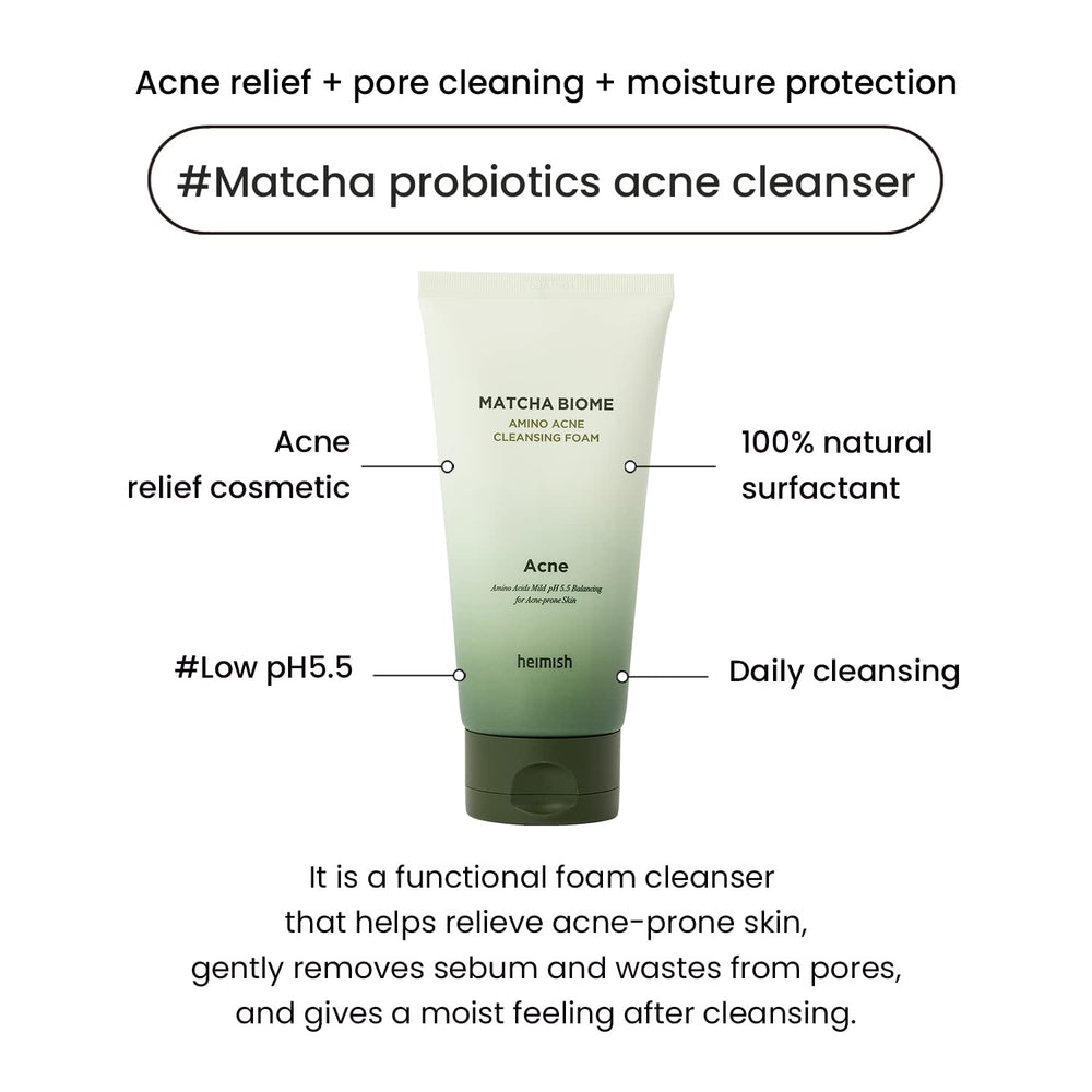 HEIMISH matcha leaf ingredient close-up highlighting antioxidant benefit