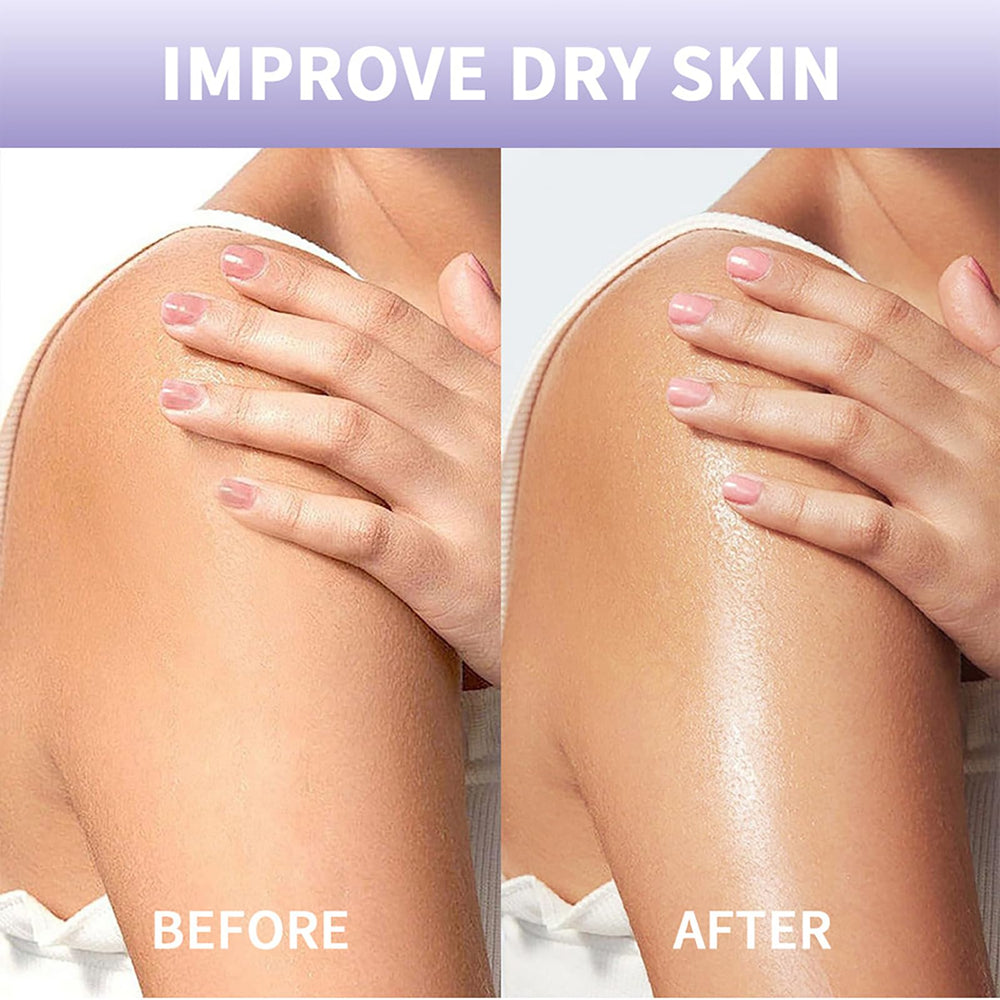 Helbr used as massage oil demonstrating relaxing skin-nourishing benefit