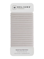 Heliums front pack view showing ash blonde ties and quantity benefit