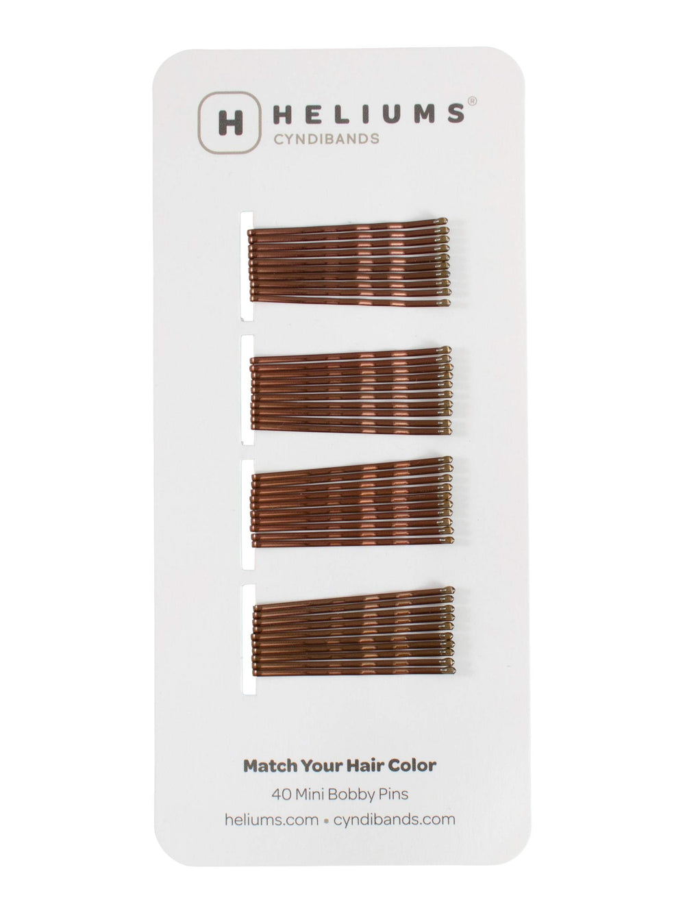 Heliums brown front packaging showing 40-pack and brand benefits