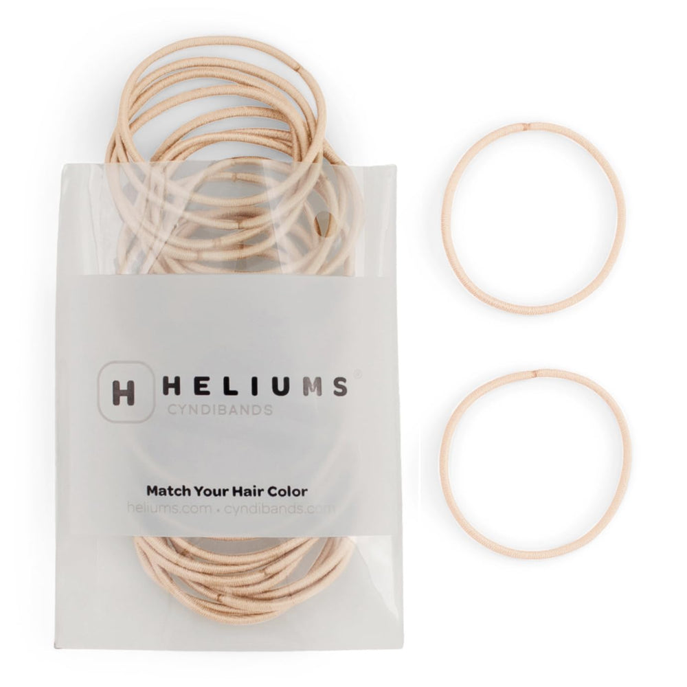 Heliums front packaging showing beige blonde 40-count and tidy storage benefit