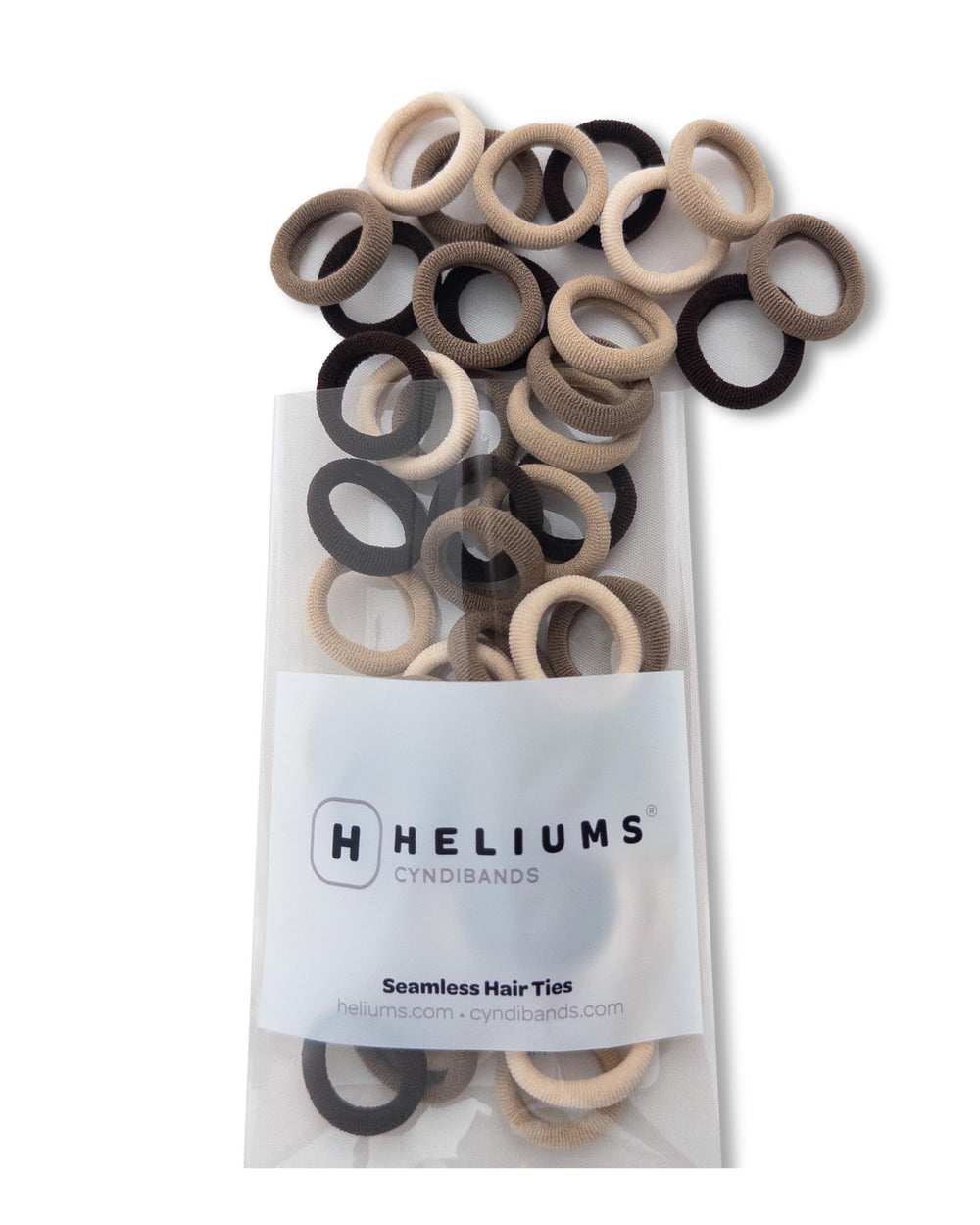 Heliums front packaging of neutrals mix showing 40-count and benefits