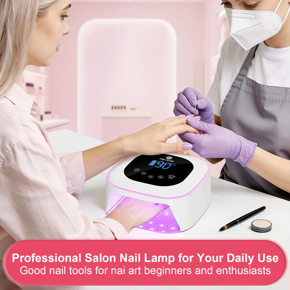 HELIVIVE boxed packaging with accessories shows ready-for-training or salon use