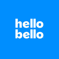 Hello Bello back label ingredient list close-up showing transparent formulation benefit