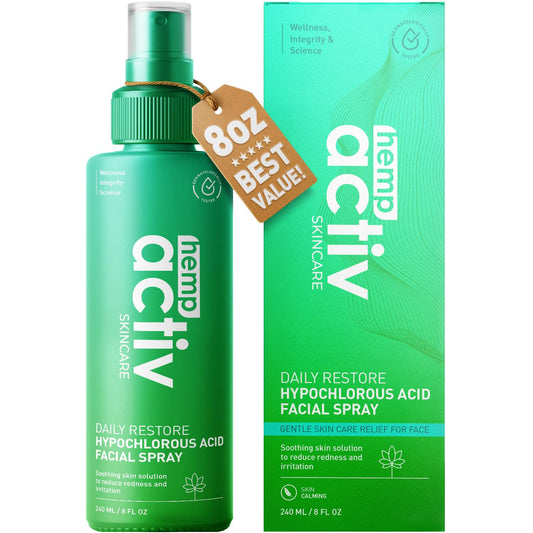 HEMPACTIV front packaging showing clean bottle and brand benefits