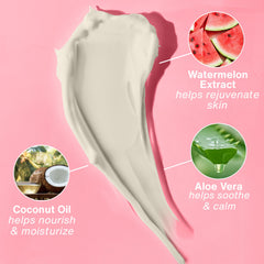 Hempz lotion applied on arm showing smooth hydrated skin benefit