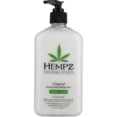Hempz being applied to hands demonstrating fast-absorbing hydration benefit