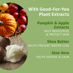 Hempz lotion pump pouring creamy texture that soothes and softens skin