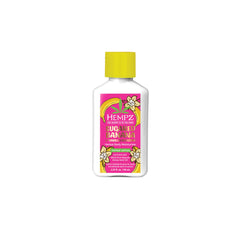 Hempz front bottle showing sugared banana vanilla fragrance and benefits