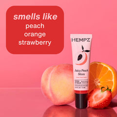 Hempz close-up of balm texture highlighting creamy moisturizing finish